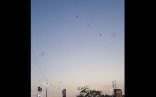 Появилось видео перехвата ракеты над Сдеротом
