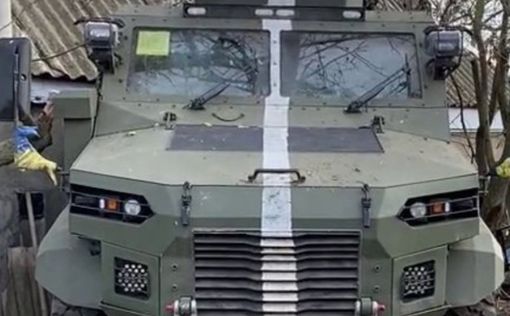 В Херсоне замечены MRAP израильского производства