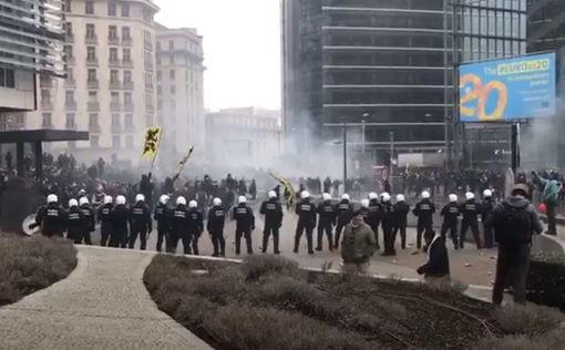 В Брюсселе протестовали против миграционного пакта ООН