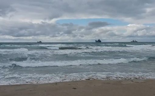 Четыре больших десантных корабля готовятся к высадке в Одессе