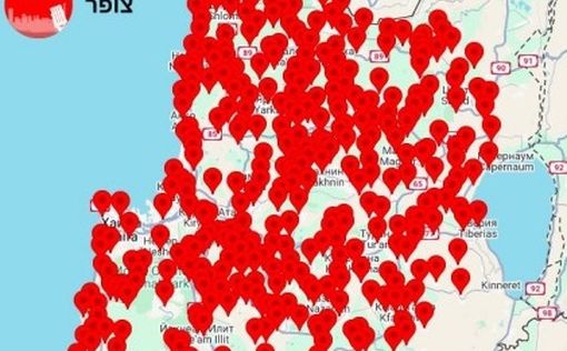 Ракетная тревога в Хайфе и по всему северу Израиля