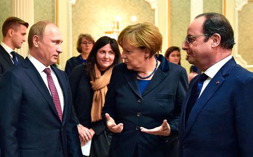 Меркель и Олланд поддержали продление антироссийских санкций