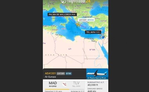 После обстрела Бен-Гурион: самолет Air Europa развернулся над Афинами
