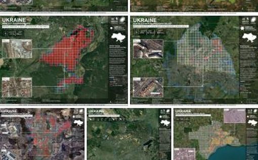 Уровень разрушений украинских городов. Снимки Unosat