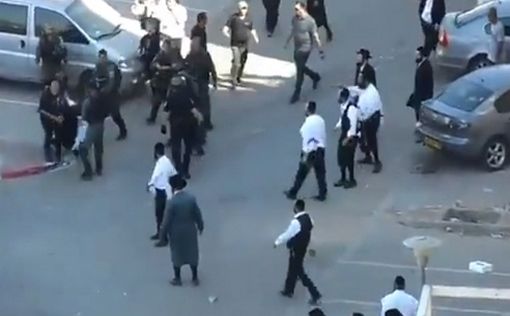 Видео: избиение и арест хареди