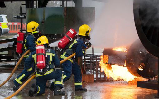 Большой пожар в Хадере, 34 раненных