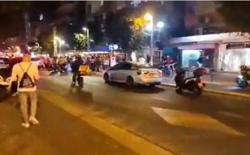 Видео с места террористической атаки на улице Дизенгоф