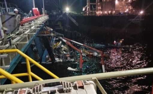 Охранник пирса в Ашкелоне рассказал об обрушении крана