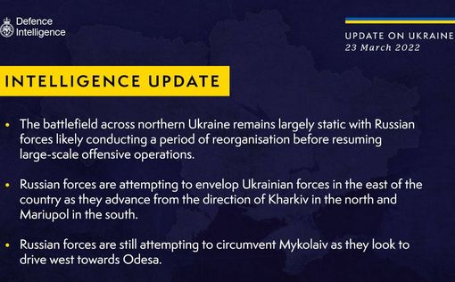 Британская разведка: армия РФ хочет окружить ВСУ на востоке страны