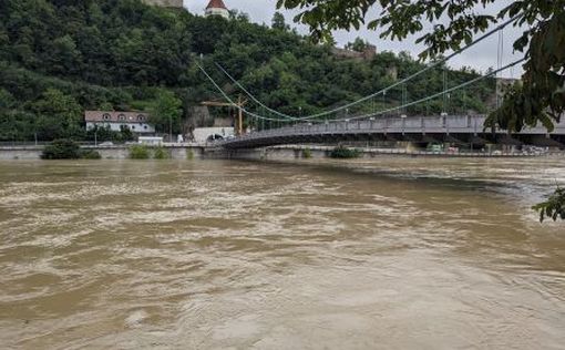 На юге Германии стремительно поднимается вода