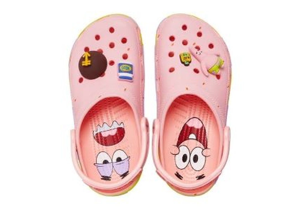 Crocs выпустили лимитированные тапочки с Губкой Бобом и Патриком