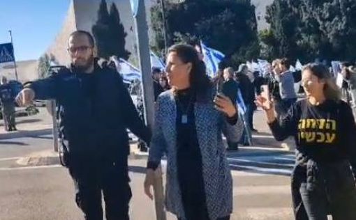 Освобождена женщина, задержанная на антиправительственной акции протеста