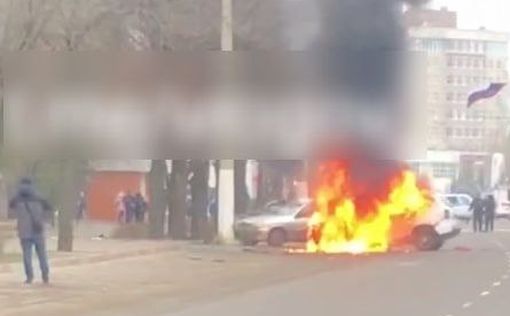 Взрыв в центре Мелитополя