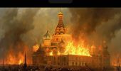 "Москва горит" в стиле Пикассо, Ван Гога, Дали и др. ИИ создал картины. Часть I | Фото 7