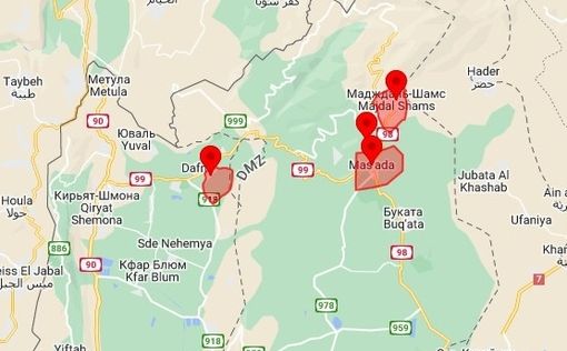 Ракетный обстрел Мадждаль-Шамс