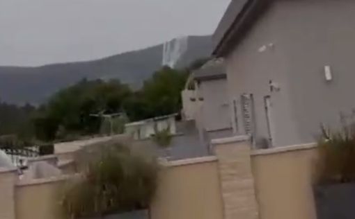 Попадания в Кирьят-Шмоне: видео с последствиями