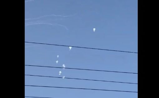 Видео: "Железный купол" перехватывает ракеты в Западной Галилее