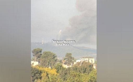 Мощный взрыв районе Ханита