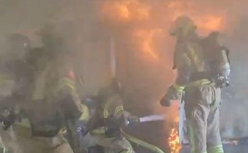В Хайфе двое пожилых людей пострадали из-за пожара