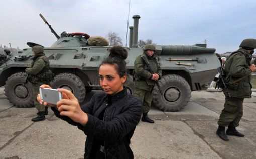 Роcсия наращивает танковую группировку на переправе в Крым