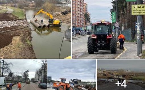 Укравтодор активно расчищают дороги пригорода Киева