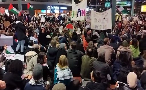 Поклонники "Палестины" захватили аэропорт Амстердама