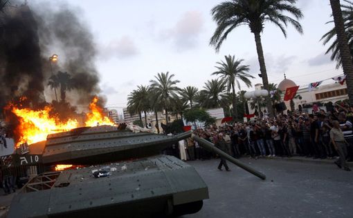 Палестинцы в Ливане взорвали танк Меркава