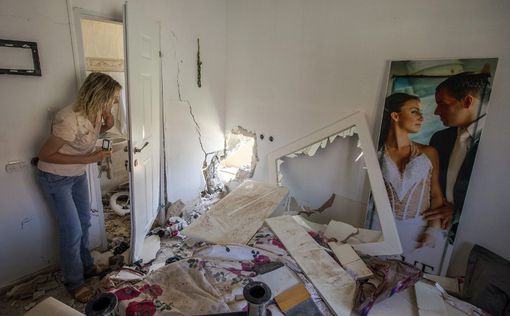 Разрушенный дом в Сдероте