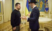 Президент и еврейское духовенство Украины зажгли ханукальные свечи. Фото | Фото 8