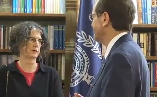 Президент Герцог встретился с освобожденной Шошан Харан