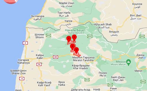 Обстрел Галилеи: одна из нескольких целей перехвачена