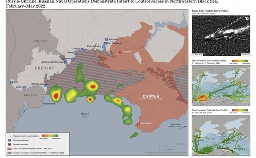 Разведданные США подтверждают морскую блокаду Украины россиянами