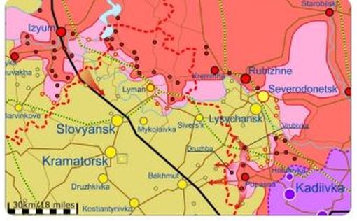 Российские БТГ направляются в Попасную