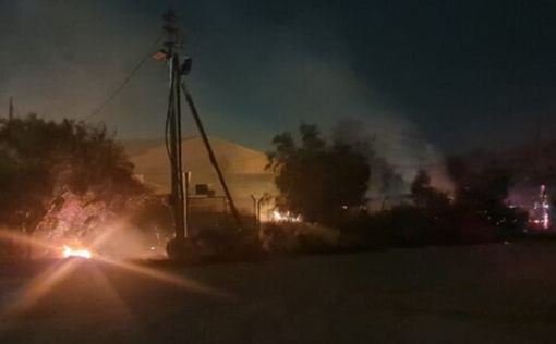 Сильнейший пожар в районе Маале-Адумим