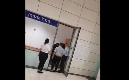 Видео: охранники железной дороги избили солдата-хареди