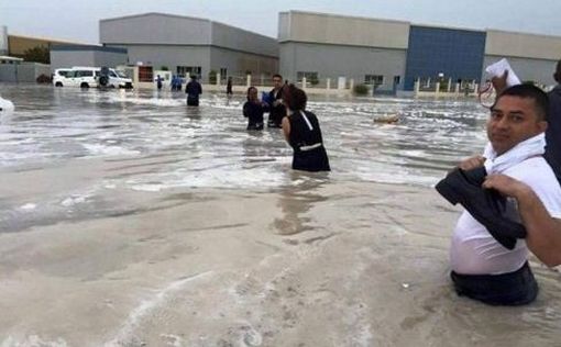Абу-Даби и Дубай ушли под воду