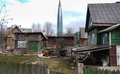 Фото башни Газпрома в Санкт-Петербурге