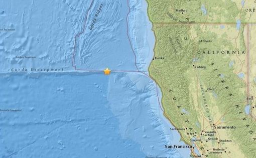 Мощное землетрясение у берегов Калифорнии
